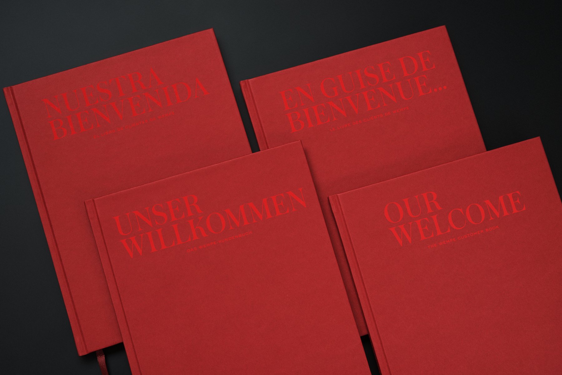 Unser Willkommen. Das Wempe Kundenbuch – Titelansicht