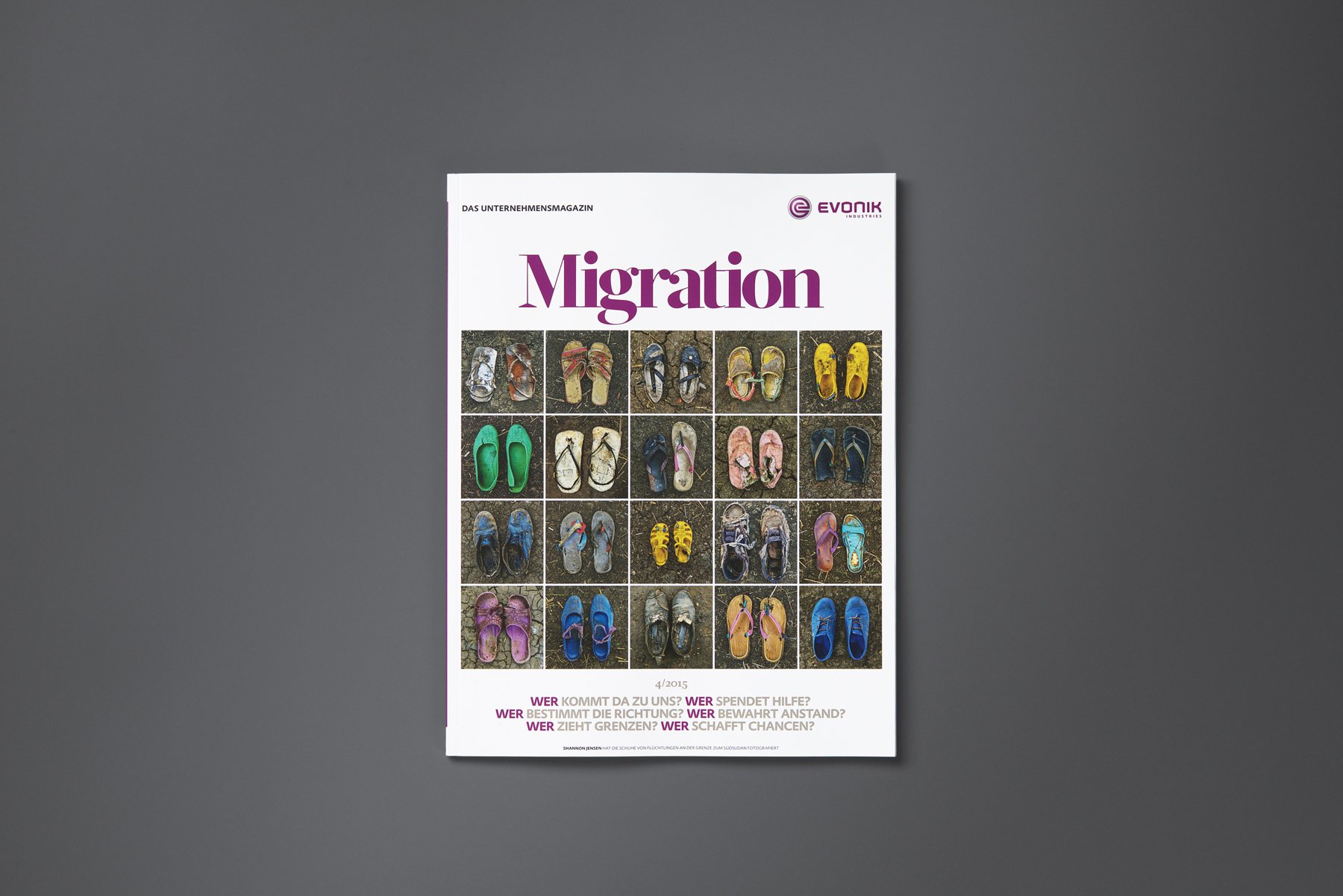 Evonik Magazin – Titelansicht