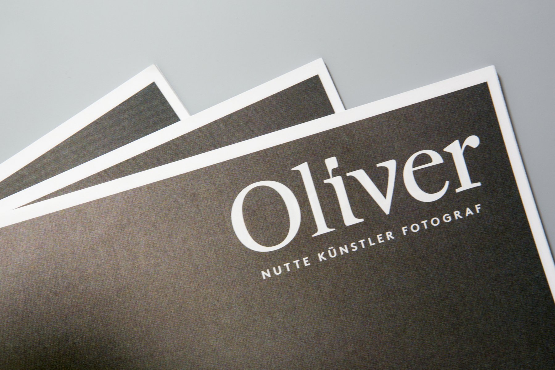 Oliver. Nutte, Künstler, Fotograf – Titelansicht