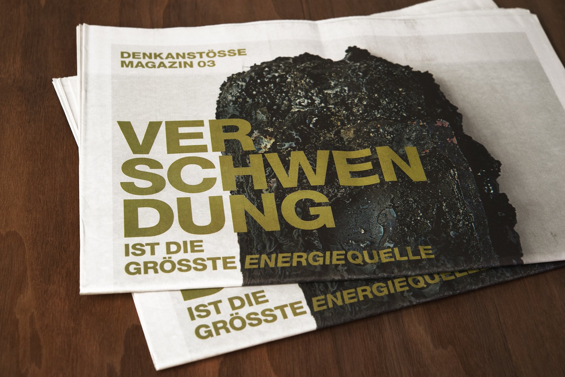 Titelseite „Verschwendung ist die größte Energiequelle“